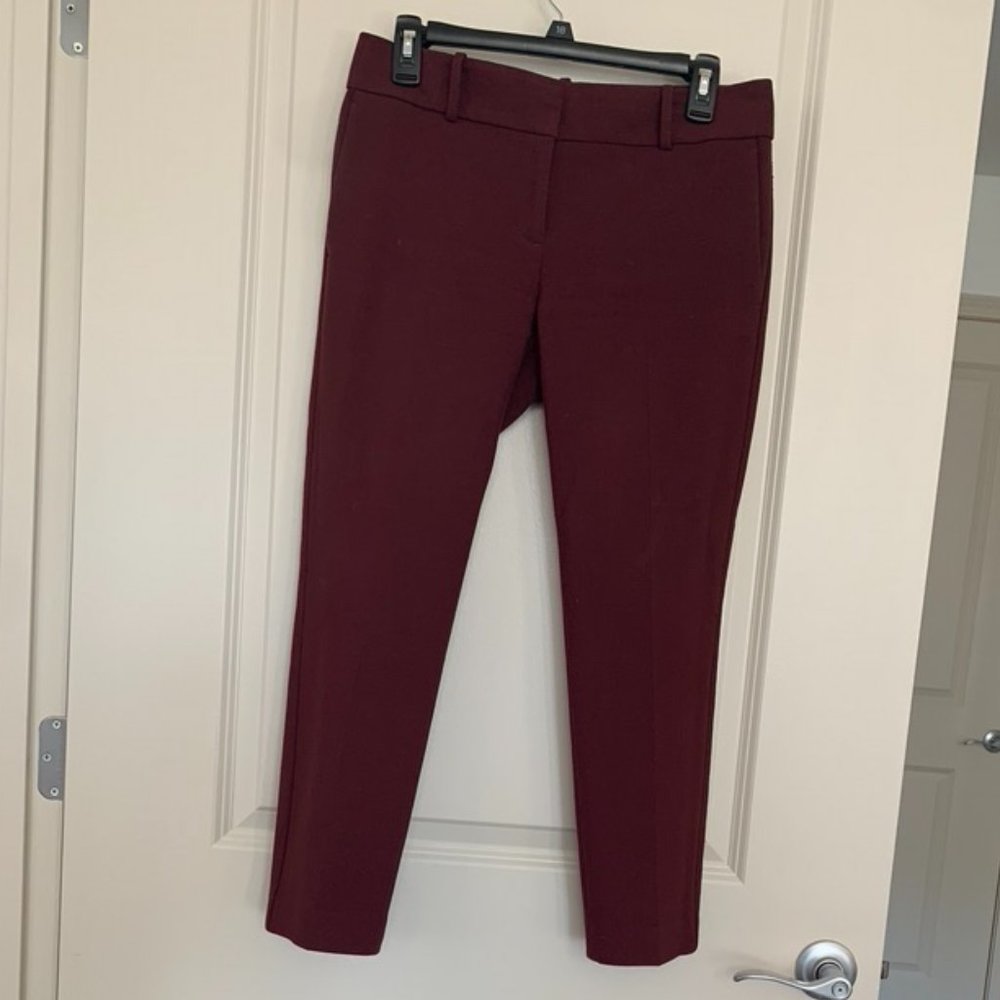 Maroon, Ankle length slacks